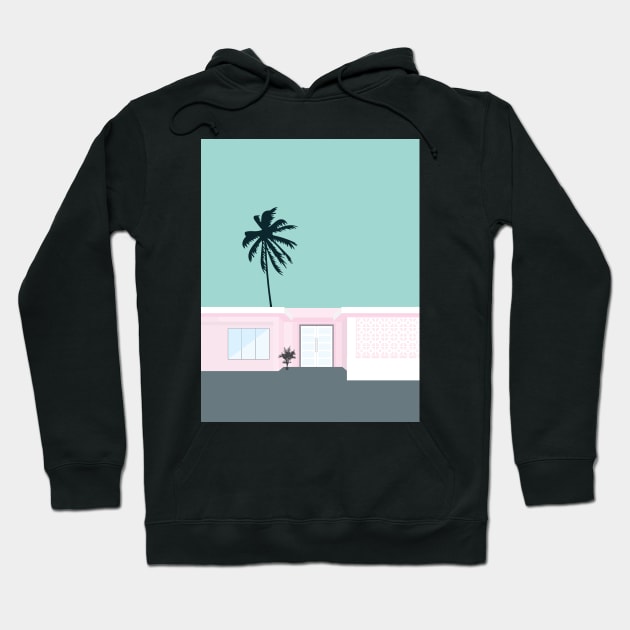 Palm Springs Hoodie by modernistdesign